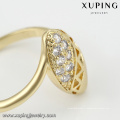 14923 Xuping bijoux de mode bague en or en gros dames style spécial conception anneaux de forme ovale